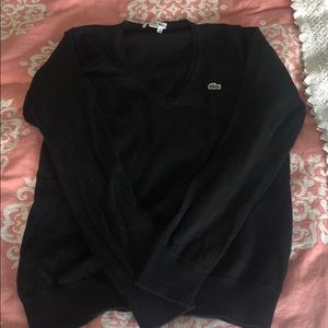Black Lacoste Sweater
